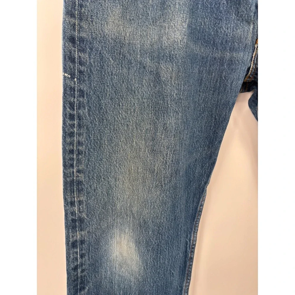 Levis 501 Men's 38x33 Y2K Era 2000's Light Distress Faded Skater / grungey Wash